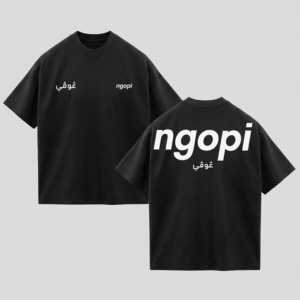 Tshirt Ngopi - Black