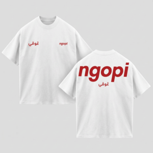 Tshirt Ngopi - White